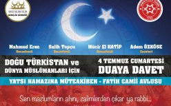 Doğu Türkistan ve Dünya Müslümanları İçin Duâya Dâvet